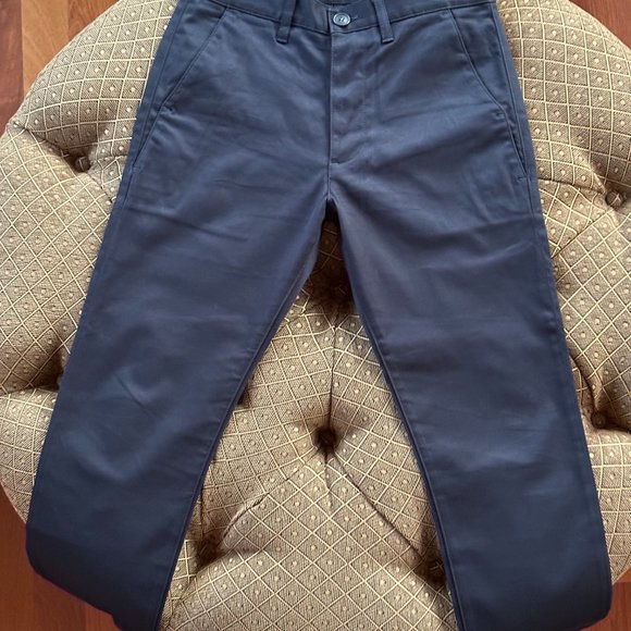 Saint Laurent Paris (SLP) Slim-Fit Chinos, Size 28 (Navy) - Picture 3 of 7